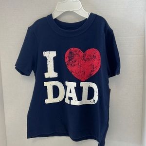 OshKosh I ❤️ Dad Short Sleeves T-Shirt Size 3T